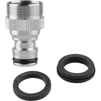 Alfa - Adaptador Hidrobis Enchufe Rápido M-h Blanco Para Grifo Alfa - Adaptador Hidrobis Enchufe Rápido M-h Blanco Para Grifo