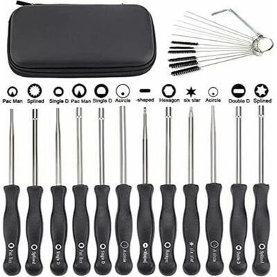 OEM Set De 12 Destornilladores Para Ajustar Los Carburadores De Pequeños Motores Echo Y Stihl, Con Cepillo Y Kit De Herramientas De Limpieza. OEM Set De 12 Destornilladores Para Ajustar Los Carburadores De Pequeños Motores Echo Y Stihl, Con Cepillo Y Kit De Herramientas De Limpieza.