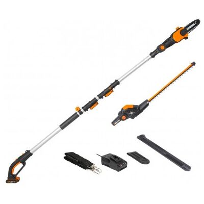 Cortasetos y motosierra inalámbrica Worx WG908 - 20V 2Ah Cortasetos y motosierra inalámbrica Worx WG908 - 20V 2Ah