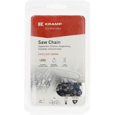KRAMP Cadena Motosierra Con Revestimiento De Titanio Sc 0,325" 1.5mm 78dl Universal 32515sb78kr KRAMP Cadena Motosierra Con Revestimiento De Titanio Sc 0,325" 1.5mm 78dl Universal 32515sb78kr