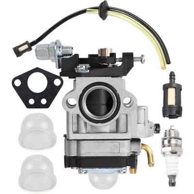 OEM Kit De Carburador Universal De 52 Cc, 49 Cc Y 43 Cc Para Desbrozadoras: Carburador De Motor Con Junta, Manguera, Bujía Y Filtro De Combustible Para Cortacéspedes, Cortasetos Y Motosierras. OEM Kit De Carburador Universal De 52 Cc, 49 Cc Y 43 Cc Para Desbrozadoras: Carburador De Motor Con Junta, Manguera, Bujía Y Filtro De Combustible Para Cortacéspedes, Cortasetos Y Motosierras.