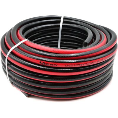 GEKO - BLACK&RED 1/2 30m - 4-layer - reinforced - Manguera de jardín GEKO - BLACK&RED 1/2 30m - 4-layer - reinforced - Manguera de jardín