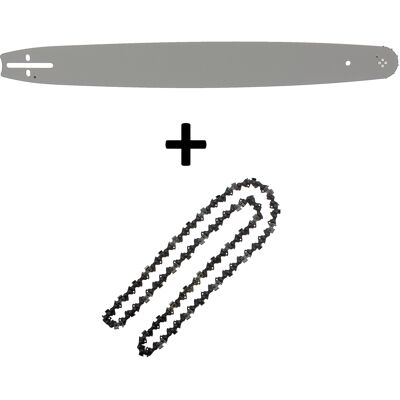 Gt Garden - Guía De 22 Pulgadas (55 Cm) Con Cadena De 85 Eslabones Para Motosierras Gt Garden - Guía De 22 Pulgadas (55 Cm) Con Cadena De 85 Eslabones Para Motosierras