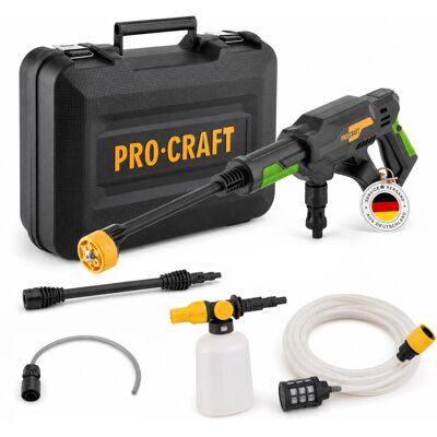 Limpiadora De Alta Presión A Batería Procraft Cw20bb, 20 V, 30 Bar, 180 L/h, Sin Escobillas + Maletín - Sin Batería, Sin Cargador Limpiadora De Alta Presión A Batería Procraft Cw20bb, 20 V, 30 Bar, 180 L/h, Sin Escobillas + Maletín - Sin Batería, Sin Cargador