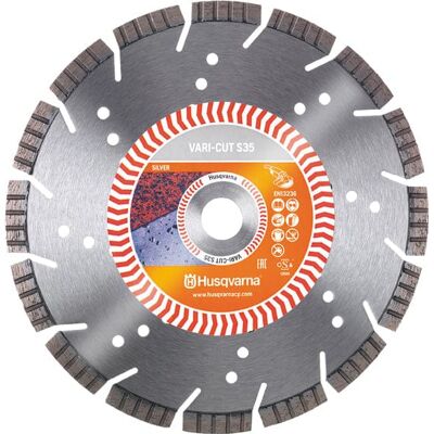 Husqvarna Vari-Cut S35 Disco de Diamante - Corte de Piedra y Hormigón Husqvarna Vari-Cut S35 Disco de Diamante - Corte de Piedra y Hormigón