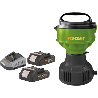 Bomba Flotante Con Batería Procraft Cpn22bb 20 V 3200 L/h + 2 Baterías De 2,0 Ah + Cargador Bomba Flotante Con Batería Procraft Cpn22bb 20 V 3200 L/h + 2 Baterías De 2,0 Ah + Cargador