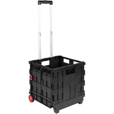 Carrito Manual Negro Y Rojo 35 X 39 X 92 Cm Pp Y Elastómero Vidaxl Carrito Manual Negro Y Rojo 35 X 39 X 92 Cm Pp Y Elastómero Vidaxl