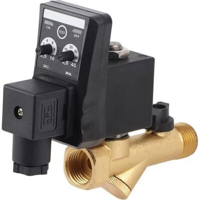 BARKBUSTERS Vanne De Purge Automatique Pour Compresseur, Vanne De Purge Automatique, Vanne De Purge Automatique Temporisée Électronique G1/2 Dn15 Pour Condensats De Compresseur D'Air (ac230v) BARKBUSTERS Vanne De Purge Automatique Pour Compresseur, Vanne De Purge Automatique, Vanne De Purge Automatique Temporisée Électronique G1/2 Dn15 Pour Condensats De Compresseur D'Air (ac230v)