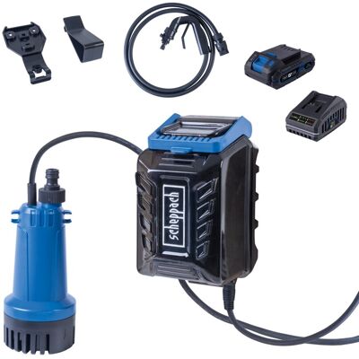 Bomba De Inmersión Depósito Batería 20v 2000l/h Scheppach Set S C-rbp2000-x Bomba De Inmersión Depósito Batería 20v 2000l/h Scheppach Set S C-rbp2000-x