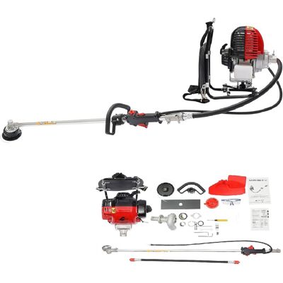 GOJOY Desbrozadora De Mochila 2 En 1 (a Gasolina): Motor De 4 Tiempos, 31 Cc, 750 W, Refrigerada Por Aire, Monocilíndrica Funciona Como Cultivador, Cortasetos Y Cortabordes 8.500 Rpm. GOJOY Desbrozadora De Mochila 2 En 1 (a Gasolina): Motor De 4 Tiempos, 31 Cc, 750 W, Refrigerada Por Aire, Monocilíndrica Funciona Como Cultivador, Cortasetos Y Cortabordes 8.500 Rpm.