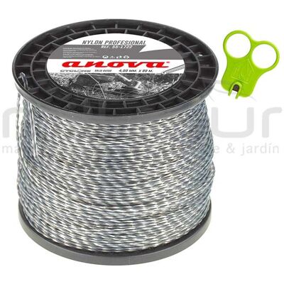Anova - Cahersa- Nylon Cyclone Bajo Ruido Bobina 4,00 X 80 Resistente Y Anova - Cahersa- Nylon Cyclone Bajo Ruido Bobina 4,00 X 80 Resistente Y
