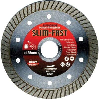 Diewe Disco de corte de diamante SlimFast 115 x 1,2 mm Diewe Disco de corte de diamante SlimFast 115 x 1,2 mm