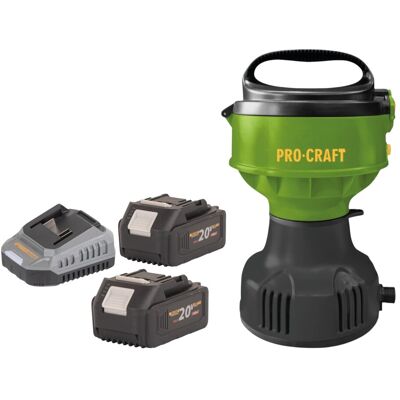 Bomba Flotante Con Batería Procraft Cpn22bb 20 V 3200 L/h + 2 Baterías De 4,0 Ah + Cargador Bomba Flotante Con Batería Procraft Cpn22bb 20 V 3200 L/h + 2 Baterías De 4,0 Ah + Cargador