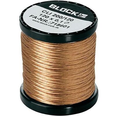 Alambre de cobre electrolítico - 0,10 mm, 96 m, 0,20 kg - Cobre esmaltado Alambre de cobre electrolítico - 0,10 mm, 96 m, 0,20 kg - Cobre esmaltado