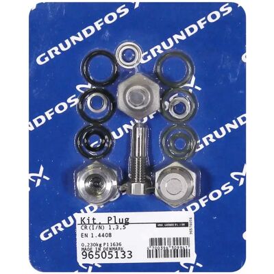 Grundfos Pieza De Repuesto Kit Tapón Para Cr(i/n)1,3+5, 96505133 Grundfos Pieza De Repuesto Kit Tapón Para Cr(i/n)1,3+5, 96505133