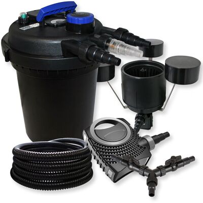 WILTEC Sunsun Presión Pond Filter Set 10000l 11w Uvc Neo10000 80w Bomba 25m Tubo Skimmer Csp-250 Jardin WILTEC Sunsun Presión Pond Filter Set 10000l 11w Uvc Neo10000 80w Bomba 25m Tubo Skimmer Csp-250 Jardin