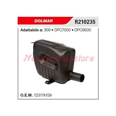 Dolmar Silenciador Silenciador Motosierra 309 Dpc7000 Dpc9500 R210235 Dolmar Silenciador Silenciador Motosierra 309 Dpc7000 Dpc9500 R210235