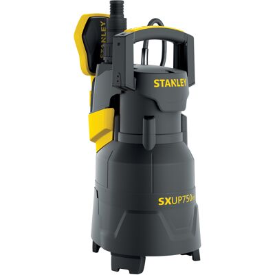 Stanley - Bomba Sumergible Para Agua Limpias Y Sucias Sxup750pte (750 W, Caudal Max. 13.500 L/h, Altura Máx. 8 M) Stanley - Bomba Sumergible Para Agua Limpias Y Sucias Sxup750pte (750 W, Caudal Max. 13.500 L/h, Altura Máx. 8 M)