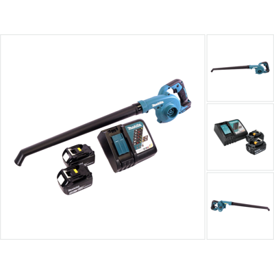 Makita - DUB 186 - 18V - 2x 4.0Ah - Sopladora de hojas Makita - DUB 186 - 18V - 2x 4.0Ah - Sopladora de hojas