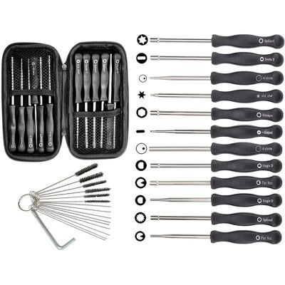 JUSCH Herramientas De Ajuste Del Carburador Y Estuche De Transporte Para Motores Pequeños De 2 Tiempos Para Poulan, Husqvarna, Stihl, Echo Trimmer Y Motosierra. JUSCH Herramientas De Ajuste Del Carburador Y Estuche De Transporte Para Motores Pequeños De 2 Tiempos Para Poulan, Husqvarna, Stihl, Echo Trimmer Y Motosierra.
