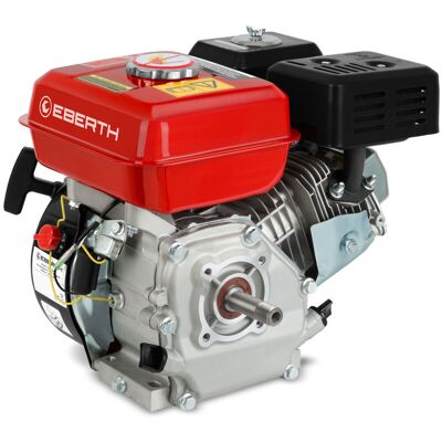 Eberth - Motor Gasolina 4 Tiempos Con 6,5cv Y 4,8kw, Motor De Gasolina, Ø19,05mm Del Eje Con Hilo Externa, P-shaft, 1 Cilindro 196cc, Motor Kart, Alarma De Aceite, Refrigerado Por Aire, Arranque Manual Eberth - Motor Gasolina 4 Tiempos Con 6,5cv Y 4,8kw, Motor De Gasolina, Ø19,05mm Del Eje Con Hilo Externa, P-shaft, 1 Cilindro 196cc, Motor Kart, Alarma De Aceite, Refrigerado Por Aire, Arranque Manual