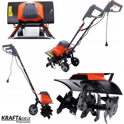 Motocultor Eléctrico 230v 2200w, Cultivador De Suelo De 45 Cm Kraft&dele Motocultor Eléctrico 230v 2200w, Cultivador De Suelo De 45 Cm Kraft&dele