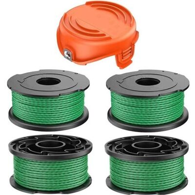 OEM Bobina De Hilo Para Black Et Decker Gl7033 Gl8033 Gl9035 A6486 Débroussailleuse Sans Fil 2,0 Mm 6,1 M, Bobina De Hilo De Repuesto Coupe Bordure Para Black And Decker A6486 (4 + 1 Unidad) OEM Bobina De Hilo Para Black Et Decker Gl7033 Gl8033 Gl9035 A6486 Débroussailleuse Sans Fil 2,0 Mm 6,1 M, Bobina De Hilo De Repuesto Coupe Bordure Para Black And Decker A6486 (4 + 1 Unidad)