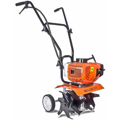 BOUDECH Tukang-52 Cultivador Motorazada 2 Tiempos Motor Gasolina 52cc Y 1,2hp Ancho Trabajo 30cm BOUDECH Tukang-52 Cultivador Motorazada 2 Tiempos Motor Gasolina 52cc Y 1,2hp Ancho Trabajo 30cm