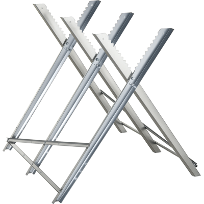 JHY DESIGN Soporte Plegable Para Motosierra, Para Leña, Metal Plateado, 83 X 83 X 79 Cm JHY DESIGN Soporte Plegable Para Motosierra, Para Leña, Metal Plateado, 83 X 83 X 79 Cm