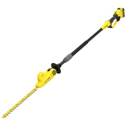 Stanley - Fatmax Sfmcph845m1-qw - Cortasetos De Pértiga V20 Con Batería 4ah, Longitud De Cuchilla 45 Cm, Cabezal Pivotante, Mango Ergonómico Stanley - Fatmax Sfmcph845m1-qw - Cortasetos De Pértiga V20 Con Batería 4ah, Longitud De Cuchilla 45 Cm, Cabezal Pivotante, Mango Ergonómico
