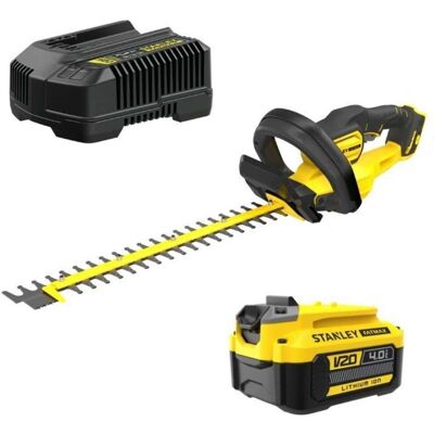 Cortasetos 55 Cm 18v Stanley Fatmax V20 Sfmcht855m1-qw - 1 Batería 4ah + Cargador Cortasetos 55 Cm 18v Stanley Fatmax V20 Sfmcht855m1-qw - 1 Batería 4ah + Cargador
