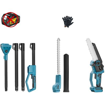 OEM Cortasetos Inalámbrico Con Motor Sin Escobillas Y Motosierra, Longitud Ajustable, Doble Función, Sin Batería, Sin Enchufe. OEM Cortasetos Inalámbrico Con Motor Sin Escobillas Y Motosierra, Longitud Ajustable, Doble Función, Sin Batería, Sin Enchufe.