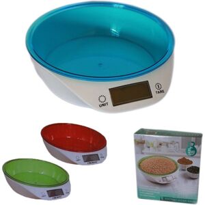 TRADE SHOP TRAESIO Trade Shop - Bilancia Da Cucina Digitale Precisione Da 1gr A 5kg Con Ripiano Colorato Tare - TRADE SHOP TRAESIO Trade Shop - Bilancia Da Cucina Digitale Precisione Da 1gr A 5kg Con Ripiano Colorato Tare -