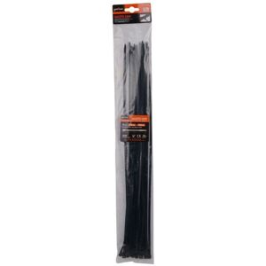 TRADE SHOP TRAESIO Trade Shop - Set 20 Pz Fascette Cavi Cavo Nero Stringenti In Plastica Nylon 4.8x450 Mm 92386 - TRADE SHOP TRAESIO Trade Shop - Set 20 Pz Fascette Cavi Cavo Nero Stringenti In Plastica Nylon 4.8x450 Mm 92386 -