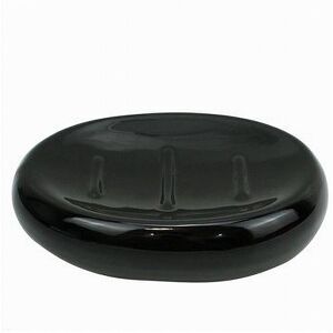 TRADE SHOP TRAESIO Trade Shop - Piattino Per Sapone Ceramica Nera Porta Saponetta Moderno Accessorio Bagno 79250 - TRADE SHOP TRAESIO Trade Shop - Piattino Per Sapone Ceramica Nera Porta Saponetta Moderno Accessorio Bagno 79250 -