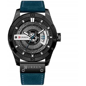 TRADE SHOP TRAESIO Trade Shop - Curren 8301 Orologio Analogico Da Polso Al Quarzo Militare Sport In Pelle Blu - TRADE SHOP TRAESIO Trade Shop - Curren 8301 Orologio Analogico Da Polso Al Quarzo Militare Sport In Pelle Blu -