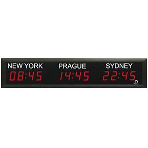 Kaiserkraft Reloj Mundial - 3 Zonas Horarias - Disposición Horizontal Kaiserkraft Reloj Mundial - 3 Zonas Horarias - Disposición Horizontal