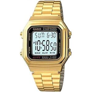 TRADE SHOP TRAESIO Trade Shop - Orologio Da Polso Casio A178wga-1adf Uomo Donna Digitale Sveglia Luce Oro - TRADE SHOP TRAESIO Trade Shop - Orologio Da Polso Casio A178wga-1adf Uomo Donna Digitale Sveglia Luce Oro -