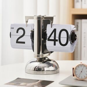 OEM Reloj Digital Plegable Minimalista De Estilo Retro, De Una Sola Pata, Automático, De Color Blanco, Con Un Elegante Diseño De Lujo Para Oficina O Sala De Estar. OEM Reloj Digital Plegable Minimalista De Estilo Retro, De Una Sola Pata, Automático, De Color Blanco, Con Un Elegante Diseño De Lujo Para Oficina O Sala De Estar.