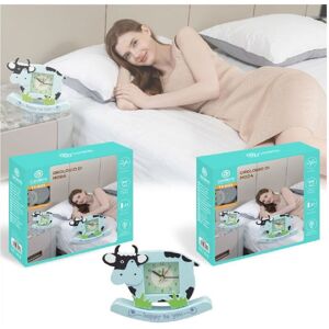 TRADE SHOP TRAESIO Trade Shop - Orologio Analogico Sveglia A Forma Di Mucca Da Tavolo Cameretta Bambini Tx-9125 - TRADE SHOP TRAESIO Trade Shop - Orologio Analogico Sveglia A Forma Di Mucca Da Tavolo Cameretta Bambini Tx-9125 -