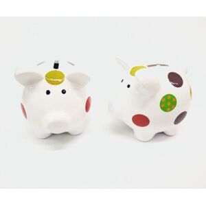 TRADE SHOP TRAESIO Trade Shop - Salvadanaio Maialino Maiale In Ceramica Per Monete Decorazione Classica Regalo - TRADE SHOP TRAESIO Trade Shop - Salvadanaio Maialino Maiale In Ceramica Per Monete Decorazione Classica Regalo -