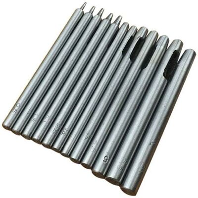 OEM Juego De 10 Perforadoras De Cuero, Perforadoras Huecas, Perforadoras De Cuero, Perforadoras Huecas Redondas De Acero, Juego De Herramientas Para Perforar Cuero Para Correas De Reloj Y Cinturones, 0,5 OEM Juego De 10 Perforadoras De Cuero, Perforadoras Huecas, Perforadoras De Cuero, Perforadoras Huecas Redondas De Acero, Juego De Herramientas Para Perforar Cuero Para Correas De Reloj Y Cinturones, 0,5