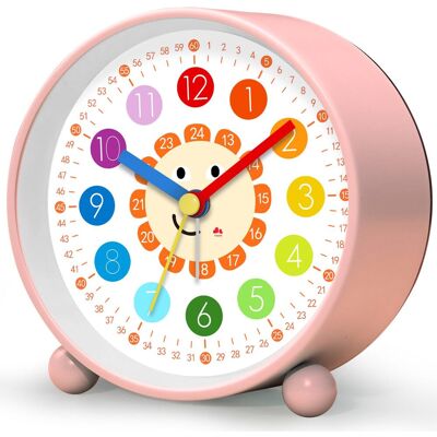 OEM Reloj Despertador Infantil Silencioso Sin Tictac, Despertador Analógico Para Aprender, Reloj Educativo Rosa Para Niñas, Fácil De Leer, Funciona Con Pilas, Regalo De Cumpleaños Para Niños. OEM Reloj Despertador Infantil Silencioso Sin Tictac, Despertador Analógico Para Aprender, Reloj Educativo Rosa Para Niñas, Fácil De Leer, Funciona Con Pilas, Regalo De Cumpleaños Para Niños.