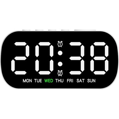 OEM Reloj Electrónico Multifuncional Sencillo Con Pantalla Digital Led Para Hora Y Fecha - Blanco OEM Reloj Electrónico Multifuncional Sencillo Con Pantalla Digital Led Para Hora Y Fecha - Blanco