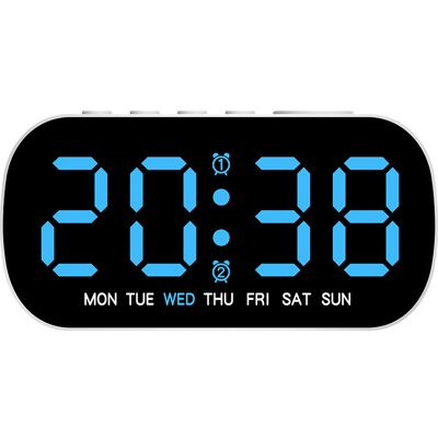 OEM Reloj Electrónico Multifuncional Sencillo Con Pantalla Digital Led Para Hora Y Fecha - Azul OEM Reloj Electrónico Multifuncional Sencillo Con Pantalla Digital Led Para Hora Y Fecha - Azul