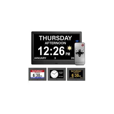 OEM Reloj Digital Lcd De 7 Pulgadas Con Calendario, Fecha, Día Y Hora, Formato De Reloj Completo, Atenuación Automática, 8 Idiomas, Pantalla Hd, Recordatorio Para Personas Con Alzheimer, Ancianos Y Niños OEM Reloj Digital Lcd De 7 Pulgadas Con Calendario, Fecha, Día Y Hora, Formato De Reloj Completo, Atenuación Automática, 8 Idiomas, Pantalla Hd, Recordatorio Para Personas Con Alzheimer, Ancianos Y Niños