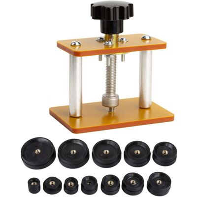 OEM Reloj Prensa Cierre Cierre Rost Kit De Reemplazo Kit De Herramientas Máquina De Estampado Con 12 Troqueles Modelo 1-crezuo OEM Reloj Prensa Cierre Cierre Rost Kit De Reemplazo Kit De Herramientas Máquina De Estampado Con 12 Troqueles Modelo 1-crezuo