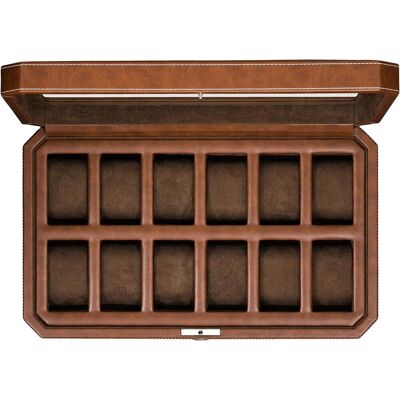 OEM Caja De Cuero Para 12 Relojes: Caja De Lujo Para Exhibición Y Almacenamiento De Relojes Con Forro De Microfibra, Soporte Con Cerradura Para Relojes Y Joyas De Hombre, Estante De Almacenamiento Para Ho OEM Caja De Cuero Para 12 Relojes: Caja De Lujo Para Exhibición Y Almacenamiento De Relojes Con Forro De Microfibra, Soporte Con Cerradura Para Relojes Y Joyas De Hombre, Estante De Almacenamiento Para Ho