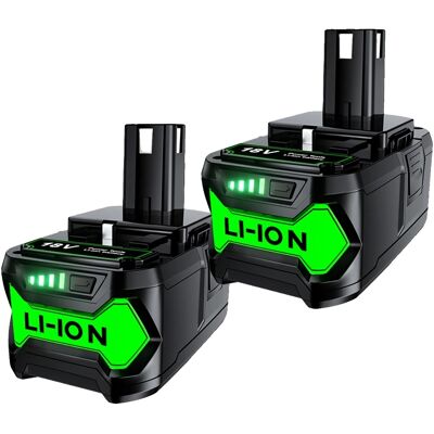 Batería de litio Ryobi 18V 6000mAh - Compatible con herramientas ONE+Plus Batería de litio Ryobi 18V 6000mAh - Compatible con herramientas ONE+Plus