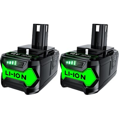 OEM Batería De Iones De Litio, Capacidad De 6000 Mah, Compatible Con Ryobi P108. OEM Batería De Iones De Litio, Capacidad De 6000 Mah, Compatible Con Ryobi P108.